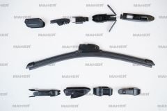 Silecek Süpürgesi Muz Tip Üniversal 10 Aparatlı 14'' (350Mm) 29958