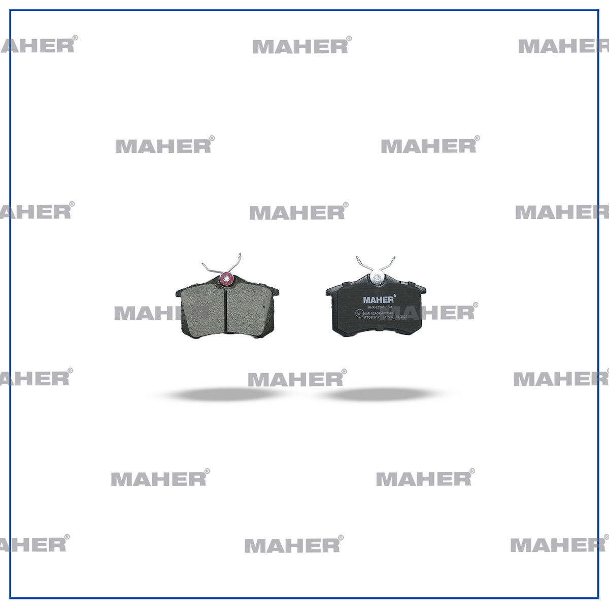 FREN BALATA CROSSLAND / CROSSLAND X / MEGANE II / 307 / C3 / C4 / GOLF4 / BORA 99-05 (KALINLIK 17mm) ARKA CİVATALI