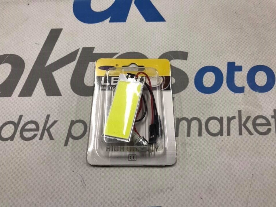 Plaket Ampül Led Beyaz 36 MM 12volt