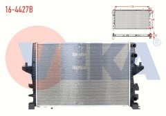 Su Radyatörü Brazıng T5 1.9 Tdı M-T 2003-2011 7H0121253K