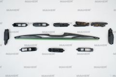 Silecek Süpürgesi Arka Plastik Tip 10 Aparatlı 16'' (400Mm) 30014