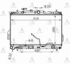 Radyatör Su Matrıx 06-11 22Mm (At) 2531017100