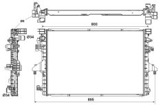 Su Radyatörü Brazing T5 2.0 Tdı M-T Ac+/- 2009- 7E0121253A