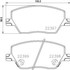 ÖN BALATA FIAT EGEA 1.3-1.4-1.6-1.6D