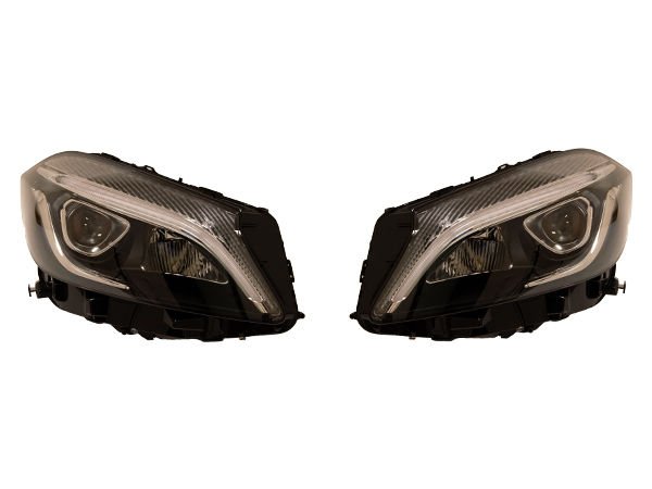 Komple Far W176 Set; [MODIFIYE: Halojen=>Led] 2012-18