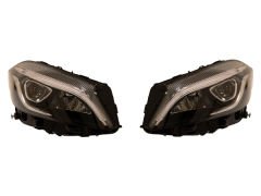 Komple Far W176 Set; [MODIFIYE: Halojen=>Led] 2012-18