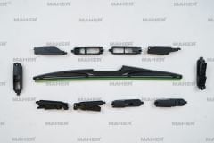 Silecek Süpürgesi Arka Plastik Tip 10 Aparatlı 14'' (350Mm) 30012