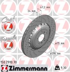 BMW F10-F12 M5-M6 ARKA DİSK SAĞ 34212284104