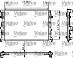 Vw Golfvıı A3 Leon Octavıa 2012- 1.0-1.2-1.4Tsı Su Radyatörü 5Q0121251Ea 5Q0121251Ea