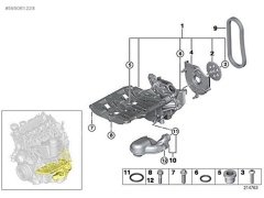 YAĞ POMPASI F10 BMW 11418511459