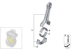YATAK KOL ALT B37 BMW ADET ALT F20 F21 F45 F46 F48 F39 F54 F55 F56 F57 F60 1 SERİSİ 2 SERİSİ X1 X2 CLUBMAN F55 F56 CABRİO