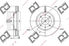 FREN DISKI ON LANCER 1.6 03-08     276mm -