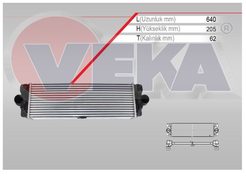 Turbo Radyatoru (Intercooler) Volkswagen Crafter 30-35 (2E) 2.0 Tdı 2011- A9065010201 2E0145804A
