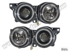 Komple Far E30 Set; (Kristal Siyah) 1988-91 - 1386753/754R2