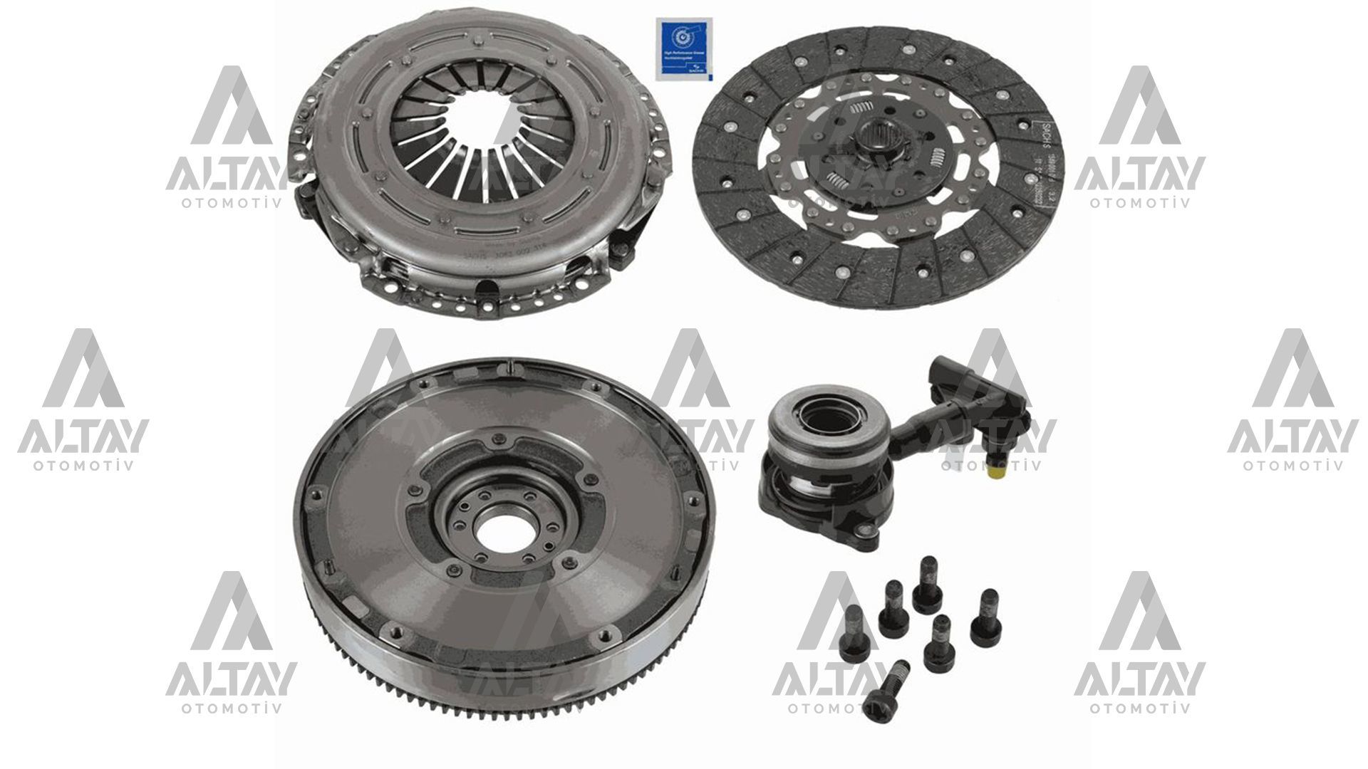 DEBRİYAJ SETİ VOLANLI FOCUS / FIESTA / MONDEO / VOLVO / MAZDA 11=>1.5 -1.6 TDCI RULMANLI