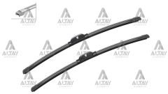 SİLECEK SÜPÜRGESİ TAKIM A4 04-08 / C -203 / CLC -203 / CLK (CABRIO) -209 / SEAT EXEO (3R2) 15mm SÜRGÜ 22''+22'' A933S (550mm+550mm)