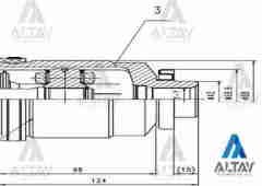 Aks Kafası İç Accent 06-11 Era Dizel Sağ 24+2X42X33 496051E600