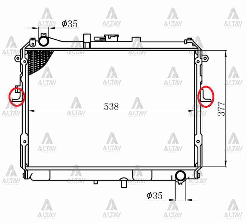 Radyatör Su E-2200 32Mm (Mt) R2S215200B
