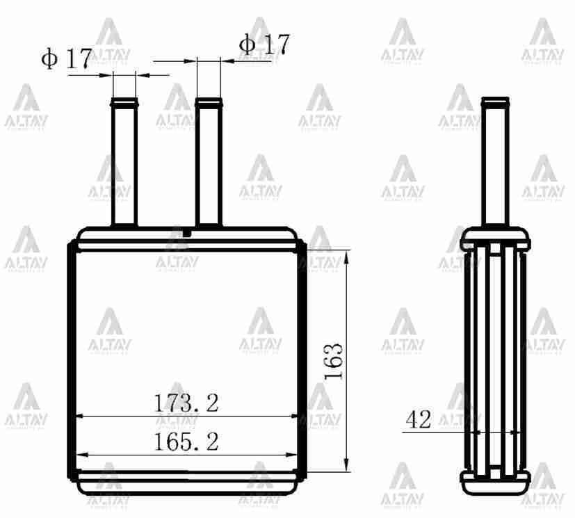 Radyatör Kalorifer Sportage96-03 0K01161A10A