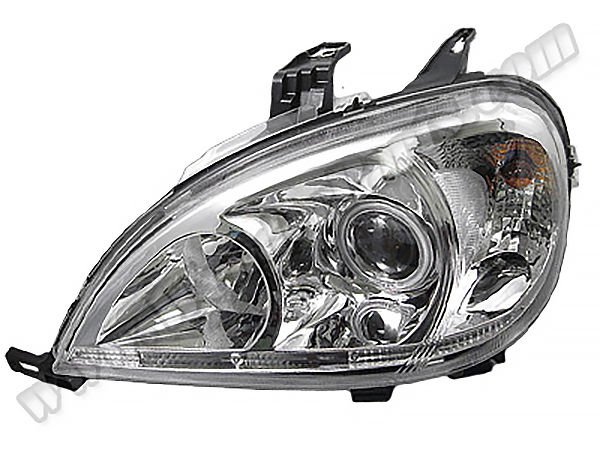 Komple Far W163 Sol; Kristal Beyaz 2001-05