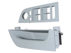 Kapı Tutamağı E90 Ön Sol; (Gri) Cam Düğme Çerçeveli; Katlamalı Ayna - 9146363/333P1