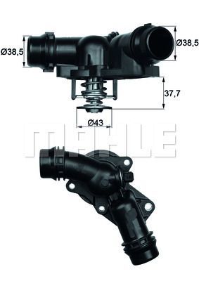 M52-M54 Termostat 11537509227 11530139877 11531436823 11531437040 11537509227