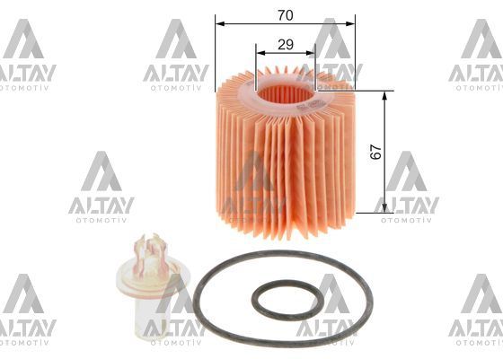 YAĞ FİLTRESİ COROLLA 1.4 DİZEL D4D / YARIS 1.4 D4D / AURIS 13=>