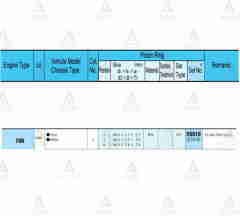 Segman Alto   86-98 0.8 / Marutı 0.8 / 69.00Mm / F8B / 0.50 Takım 26910050