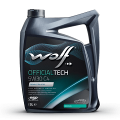 WOLF TAM SENTETIK PARTİKÜLLÜ MOTOR YAĞI OFFICIALTECH 5W30 C4 5L