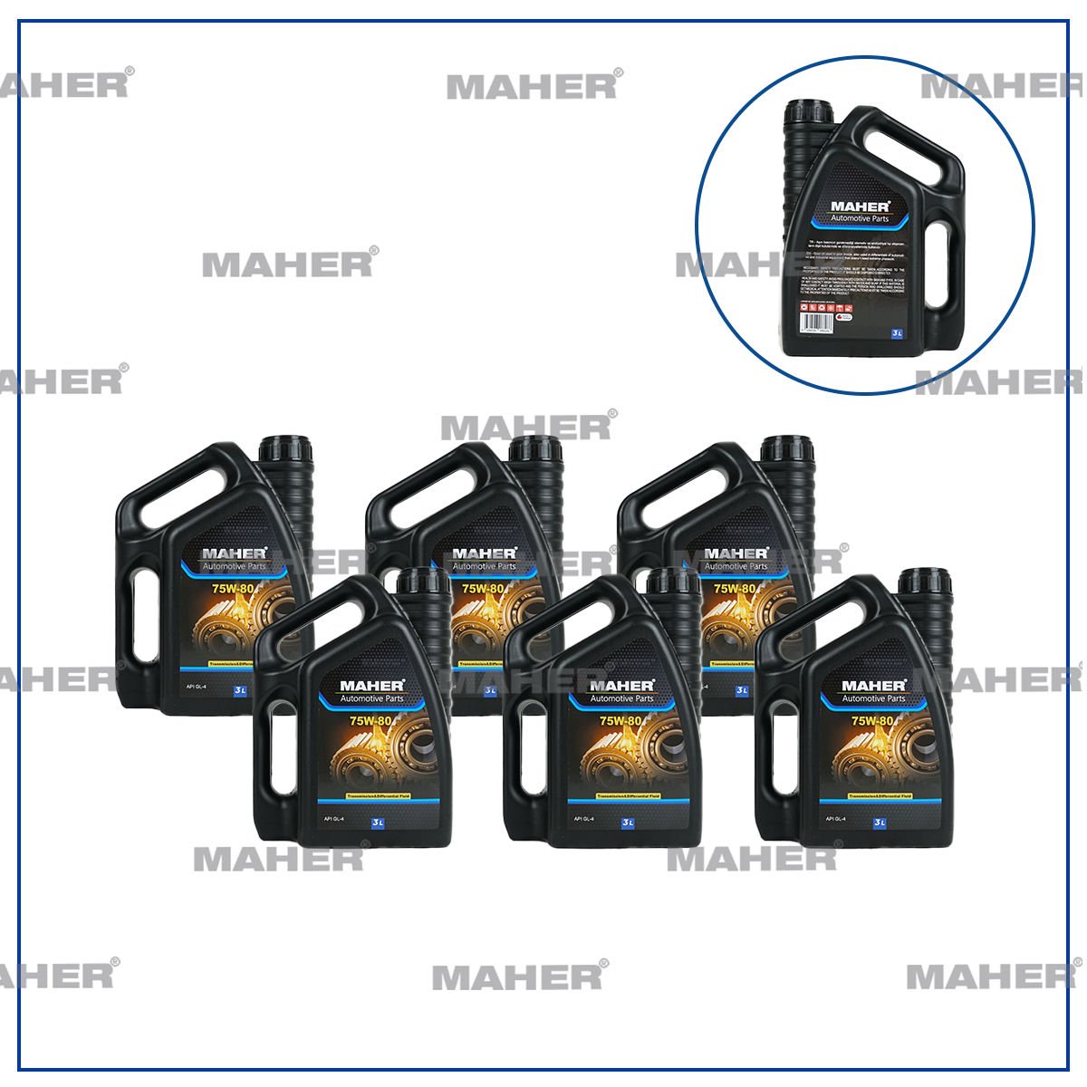 SANZIMAN YAĞI 75W/80 YARI SENTETİK GL4 / 3lt