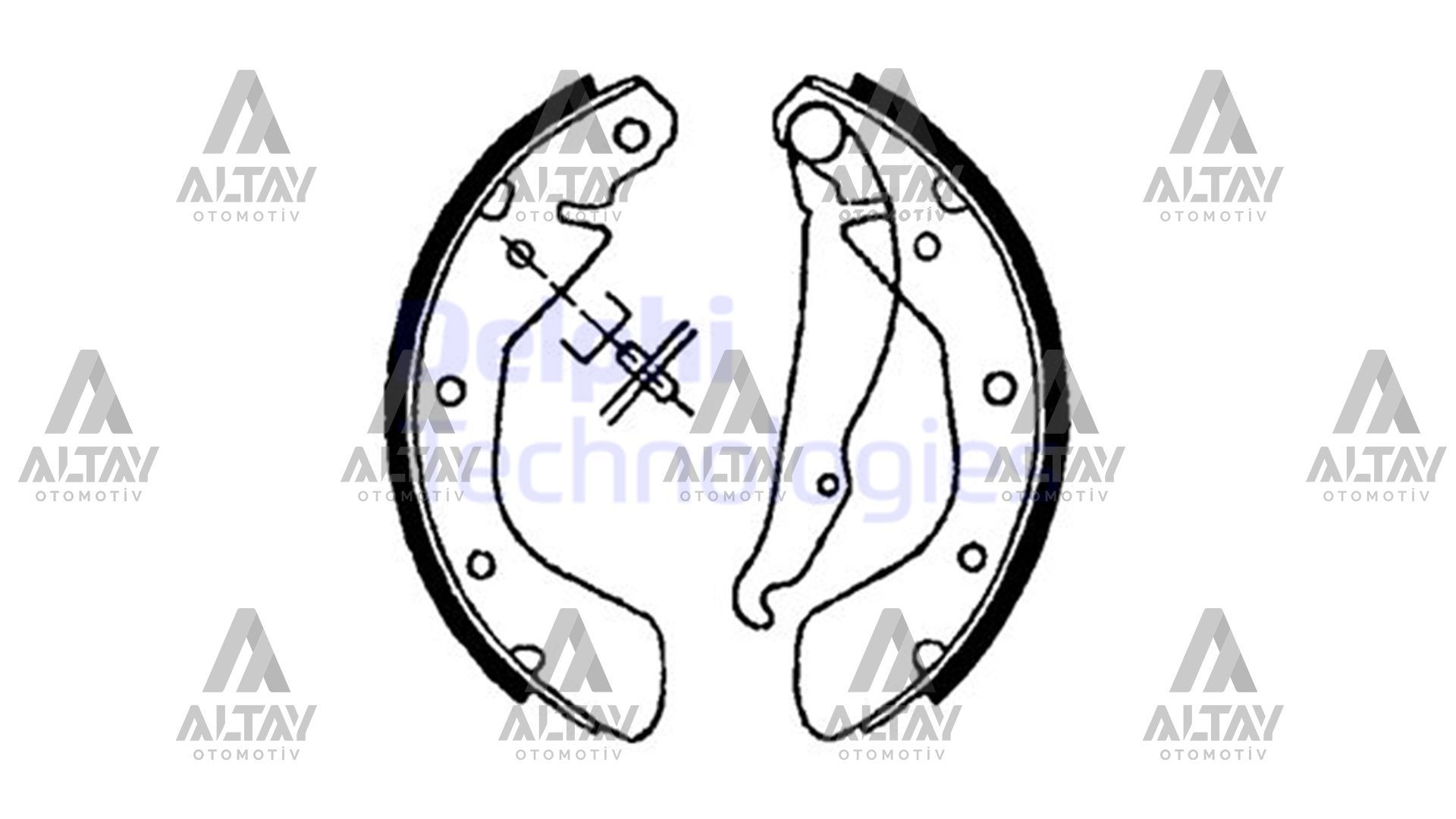 FREN BALATA ASTRA F 92-98 / CORSA B 94-01 / CORSA C 01-06 / VECTRA A 88-96 LEVYELİ ABSLI PABUÇ ARKA