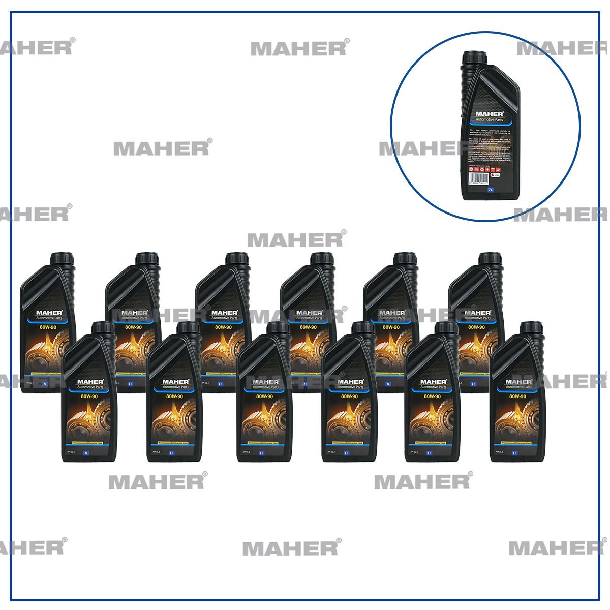 SANZIMAN YAĞI 80W/90 GL5 / 1lt