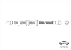 Fren Hortumu Arka 475mm 166 2012-15 - A1664200448