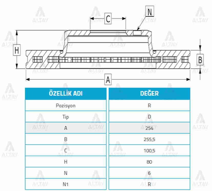 Fren Kampanası Pıckup  98-02 D-22 / 86-97 D21 / Arka 4320631G11