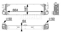 M.Benz  W447 Vito M651  İntercool Radyatörü  4475011301