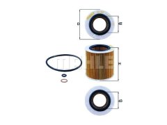 Yağ Filtresi N52>N55 [E60>E83 E70 E71 F10 F01 F25] - OX387D