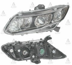Far Cıvıc 12-16 Fb7 Sedan Elektrikli Siyah Sol 33150-Tr0-G01