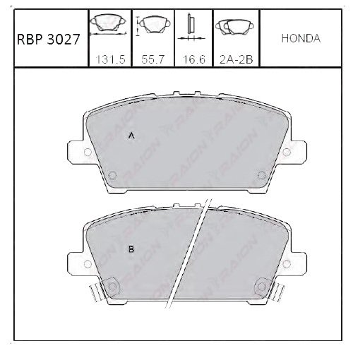 Arka Fren Balata - Crv 02-06 Rbp3027
