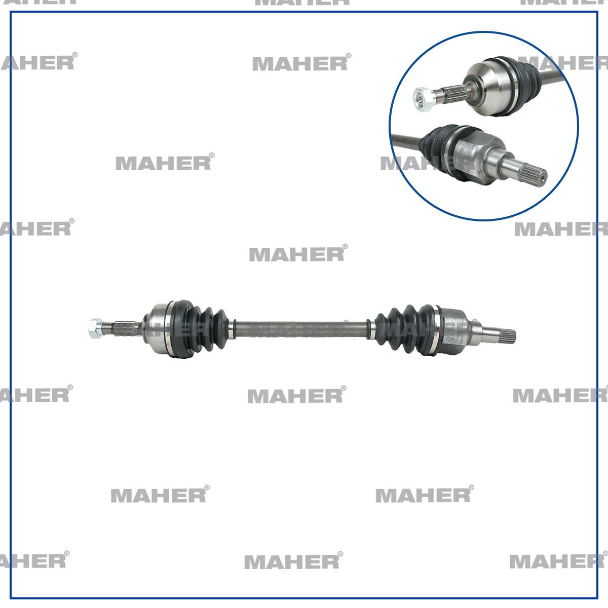 AKS KOMPLE ÖN C3 I 02-09 / SOL 1.4HDI M-T 70HP YAYLI TİP MA ŞANZIMAN 636mm