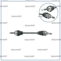 AKS KOMPLE ÖN C3 I 02-09 / SOL 1.4HDI M-T 70HP YAYLI TİP MA ŞANZIMAN 636mm