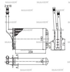 RADYATÖR KALORİFER 106 I  91-96 MEKANİK