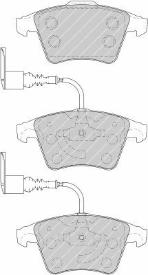 Vw Touareg Cayenne Fren Balatası Ön 7L6698151B 23749 7L6698151B