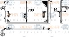 Vw Touareg Bks-Casa Klima Radyatörü 7L0820411G 4L0260401 4L0260401A 7L0820411A 7L0820411C 7