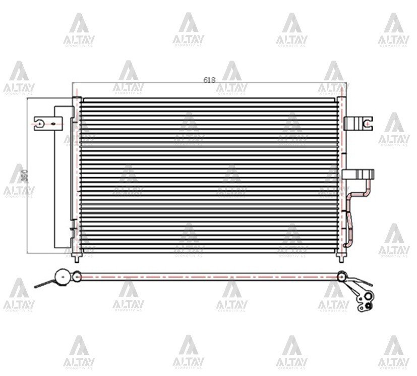 Radyatör Klima Accent 03-06 1.3-1.6 9760625500
