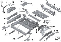 PANEL SACI SAĞ R50 R53 R56 MINI COOPER 41217035336