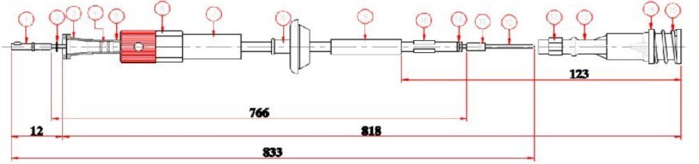 Kılometre Telı- Accent 95-99 Rcb149