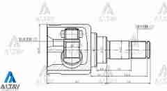 Aks Kafası İç Prıde / Mazda 121 / 22X20X35