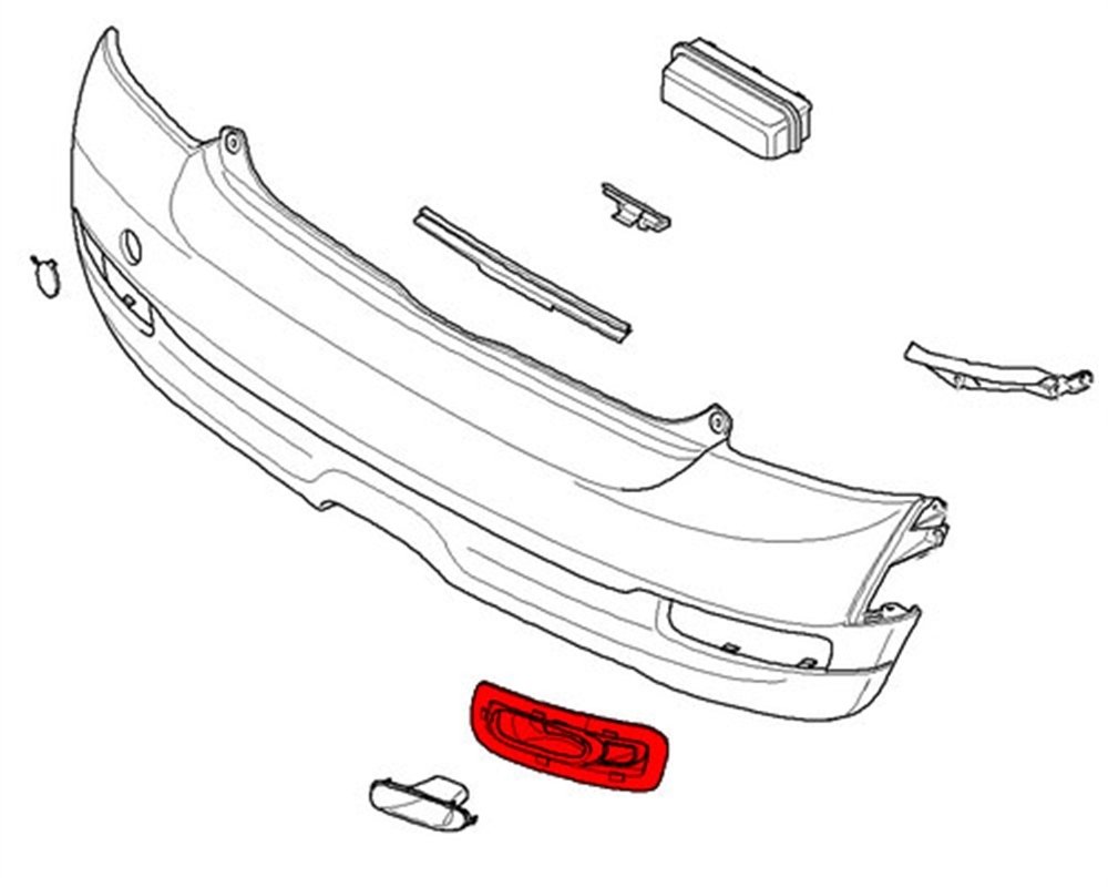TAMPON IZGARASI MİNİ COOPER S/R AERODİNAMİK MINI COOPER 51127188620