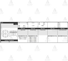 Piston Takım 323 1.8L /  95-98 / 83.50Mm / Bp / 0.50 Bpy111Saoa