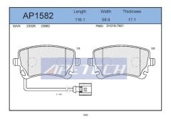 Vw T5-T6 Fren Balatası Arka 7H0698451 23326 4B3698451 4F0698451 4F0698451H 7E0698451 7E0698